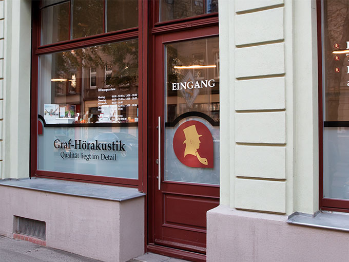 Graf Hörakustik Fachgeschäft Schönefeld Außenansicht